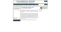 Desktop Screenshot of collaborativewisdom.net